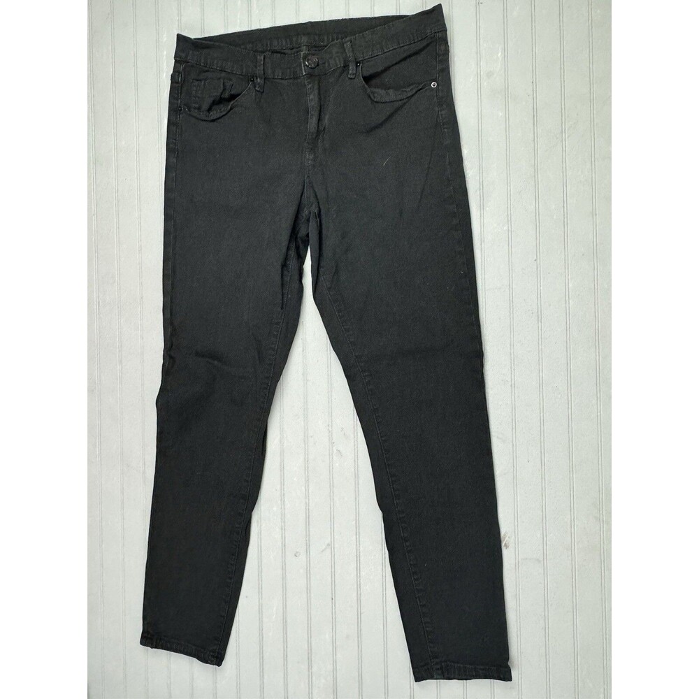 BDG Size 31 Womens Jeans Black Twig Mid Rise Skinny Stretch